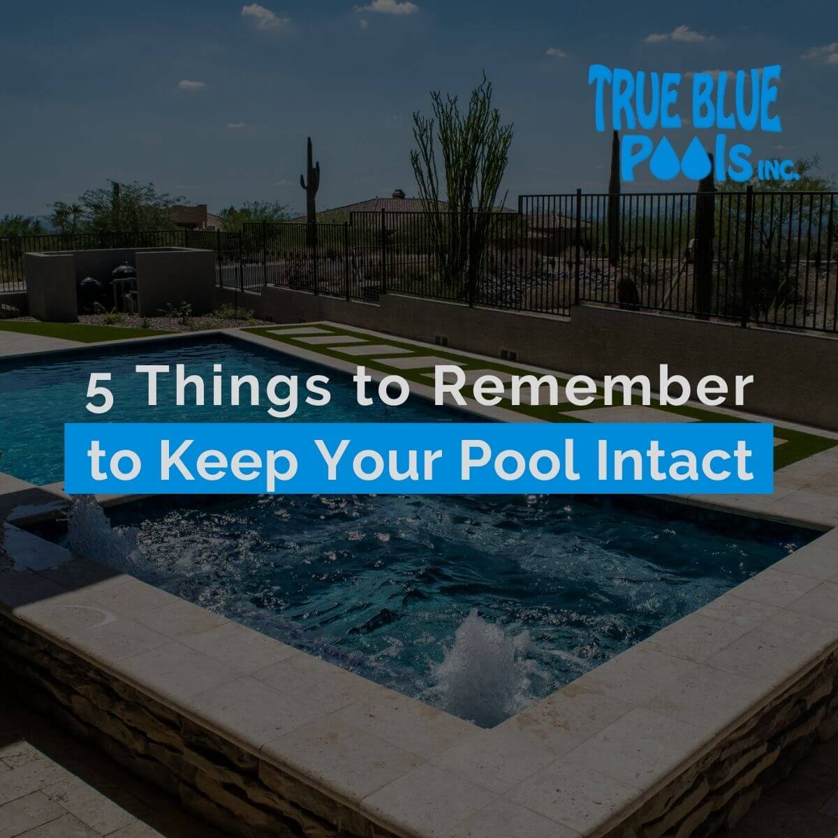 5 Things to Remember to Keep Your Pool Intact