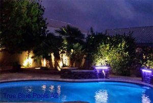 well maintained pool in the winter