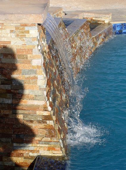 Gilbert Backyard Art: Knife Edge and Infinity Pools