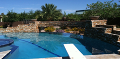 Picture of a recent Mesa new pool build construction project