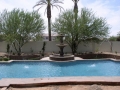 Custom alternative water feature on a Mesa pool by True Blue Pools