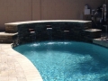 Free Form Pools — free-form pool with stone water feature by True Blue Pools (19)