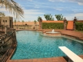 Geometric Pools — custom dive pool with spa by True Blue Pools (13)