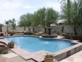 Geometric Pools — custom Mesa pool remodel with water fountain and waterfall by True Blue Pools (17)