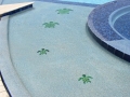 Turtle mosaic tile design from a Mesa pool remodel — True Blue Pools (5)
