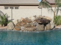 Gilbert rock waterfall pool — custom remodel by True Blue Pools