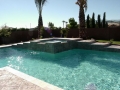 Phoenix custom spa and waterfall — True Blue Pools (30)